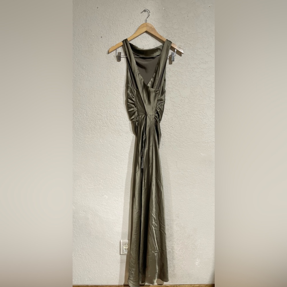 Reformation | NWT! Anaiis Silk Dress In Morel Size: 6 - Picture 4 of 7